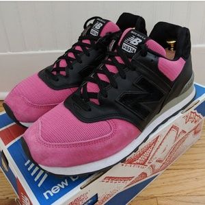 New Balance 574 Pink/Black Custom size 11.5
